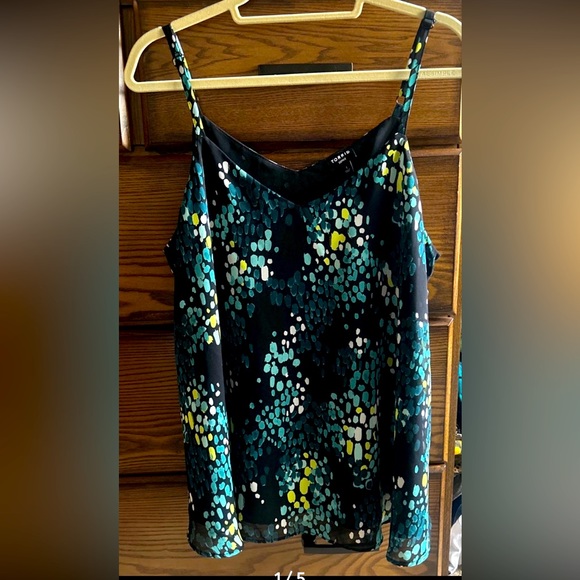 Torrid Green Multicolor Cami Top - Picture 1 of 5